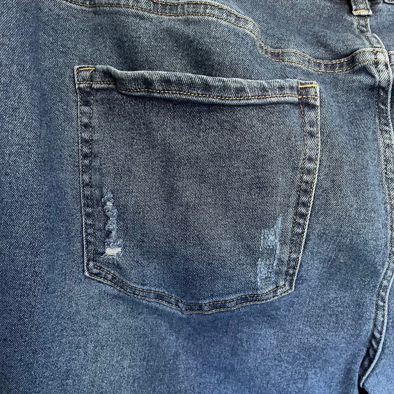 Lane Bryant Stretch Skinny Ankle Womens Jeans Sz 28 Comfort Distress Normcore - Image 6