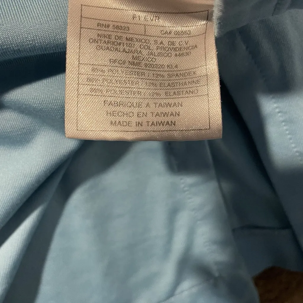 Nike Skirt Womens Medium Dri Fit Light Blue Mid Rise Active Stretch Tennis Gym - Image 6