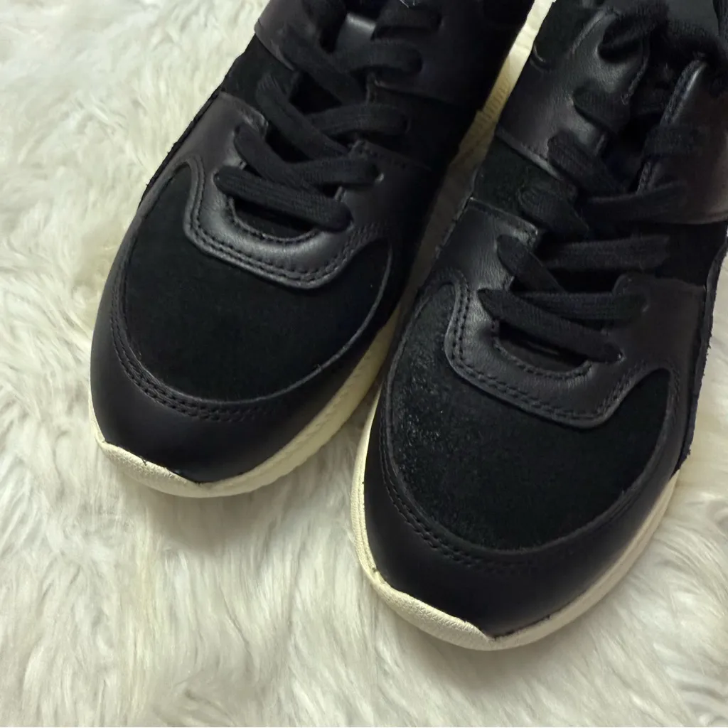 Everlane The Trainer Black Leather Sneakers 8.5 Womens NWOB - Image 4