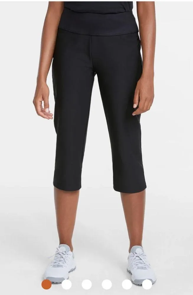 Puma PWRSHAPE Capri Golf Pants Black Size XXS - Image 2