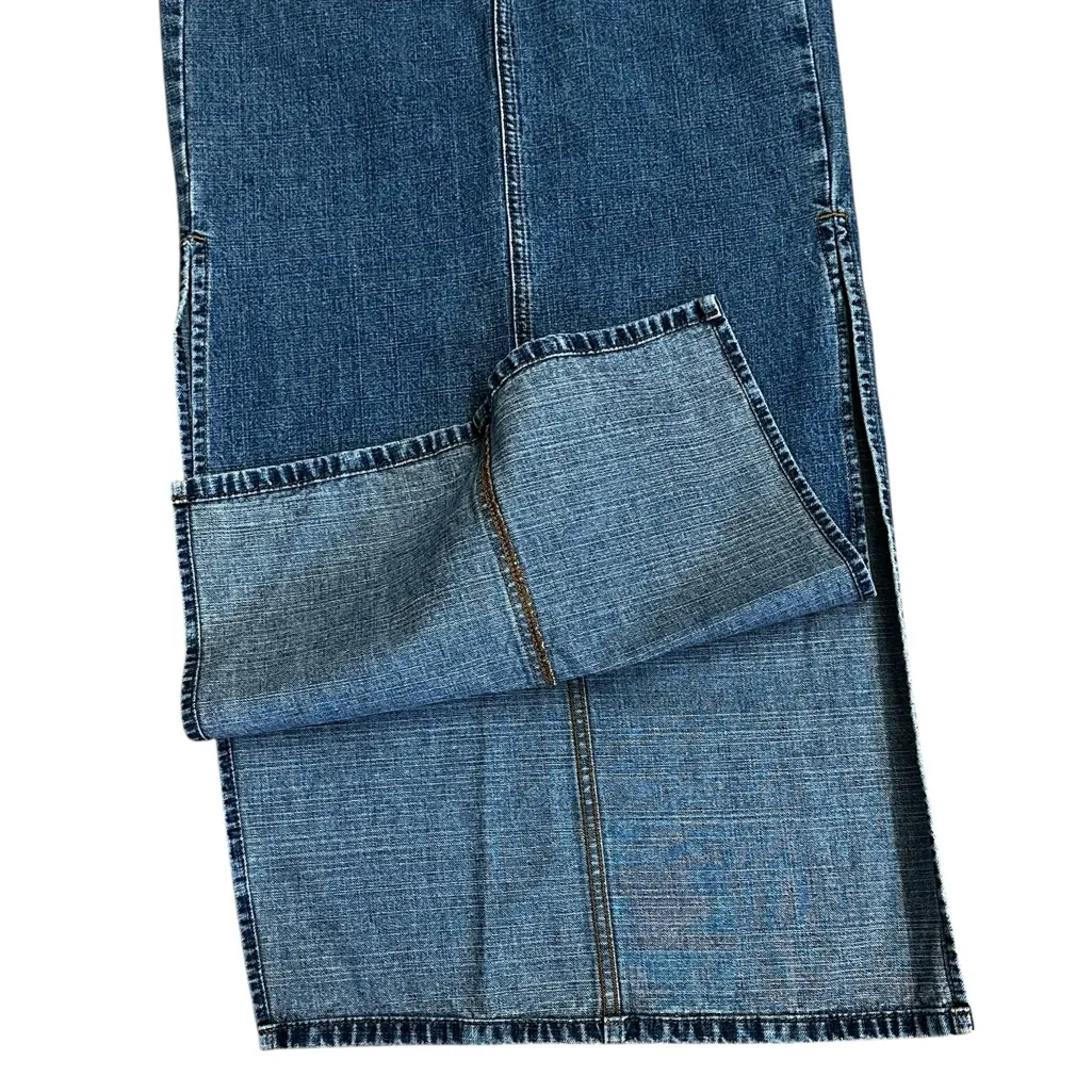 Mossimo Vintage Denim Jean Skirt Low Rise 90s Y2K Cowboy Festival Size Small Blue - Image 6