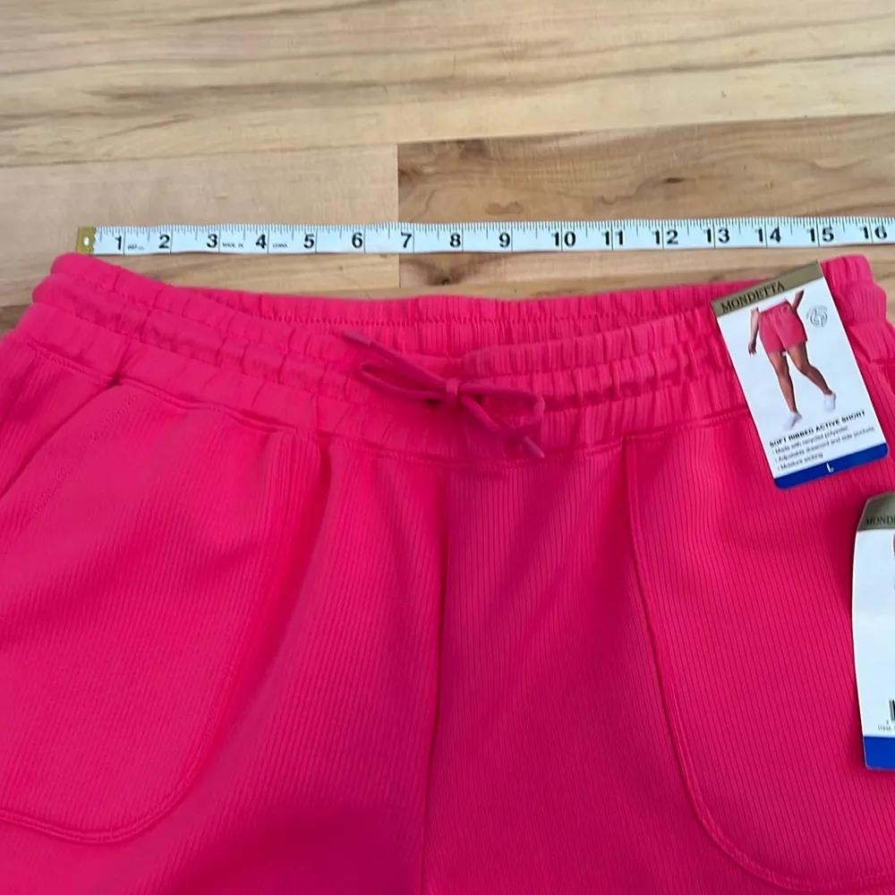 Mondetta Hot Pink Soft Ribbed Active Shorts - NWT - Image 9