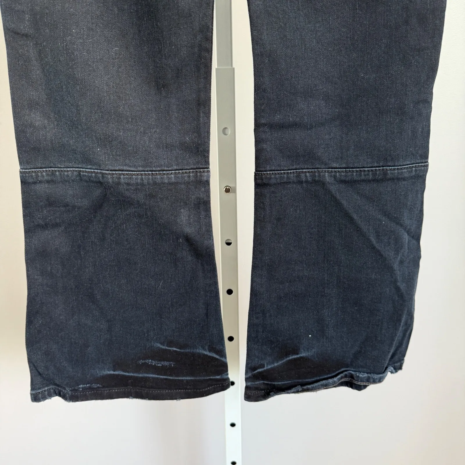 Proenza Schouler Women's NWT Cropped Flare Jeans Black Wash Size 26‎ Denim NWT - Image 7