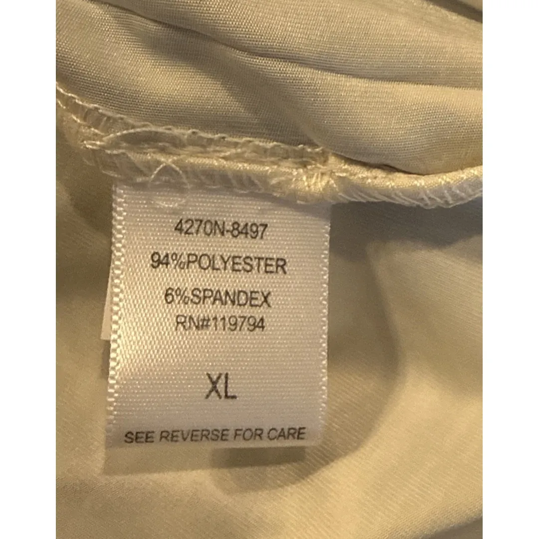 One World Womens XL Sleeveless Lace Animal Print Midi Dress Boho Beach NEW - Image 5