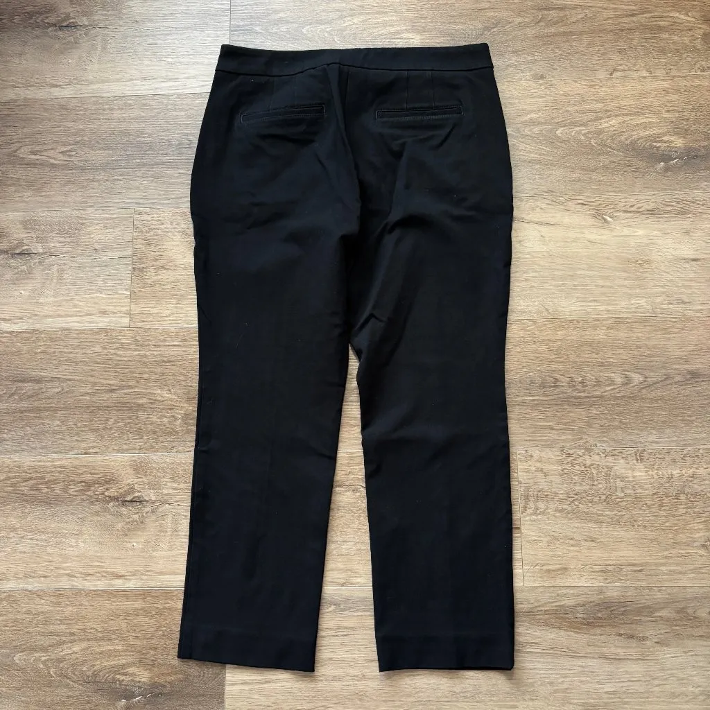 White House Black Market Black Ankle Trousers - Size 8 - Image 2