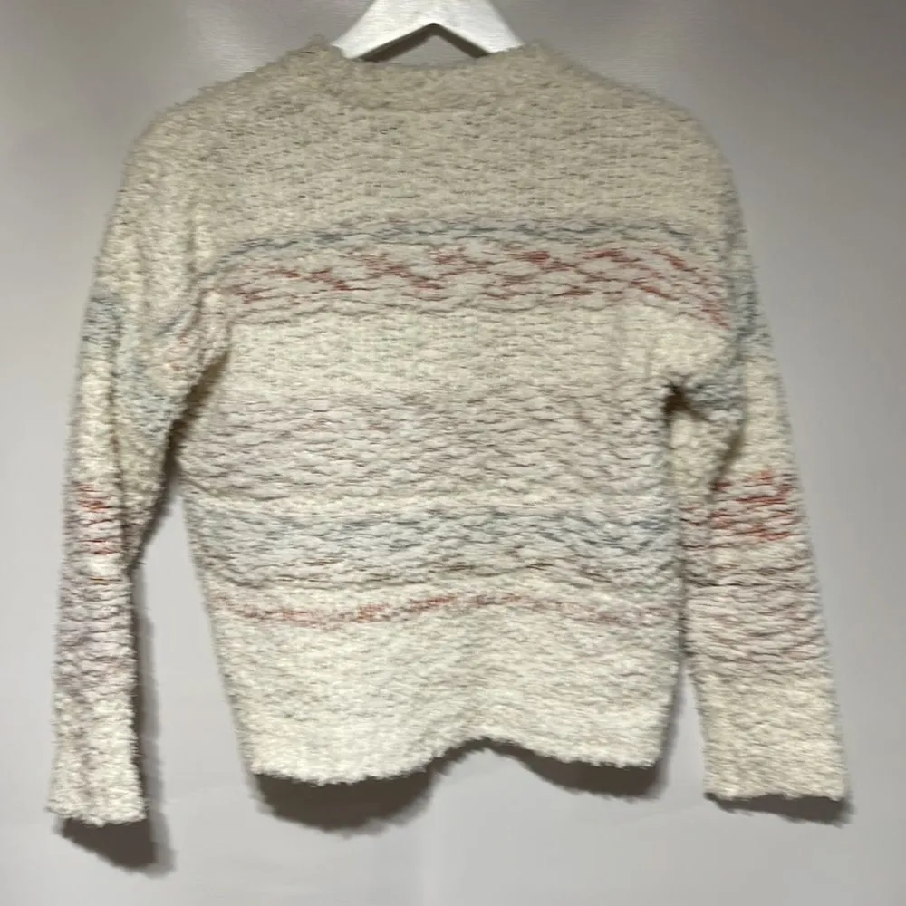 NWT Hippie Rose Ivory  Striped Sweater Medium Style PF9S20698 - Image 12