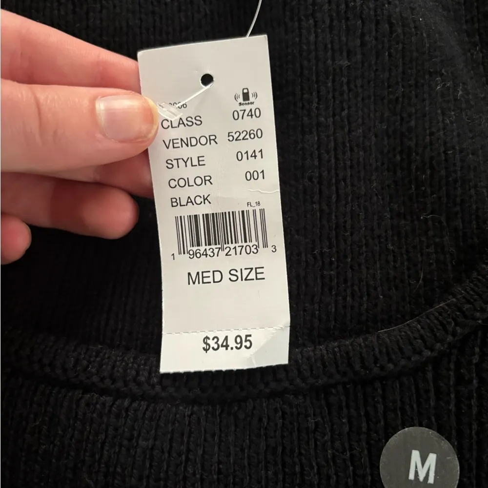 NWT PacSun Black Sweater Shirt - Image 4