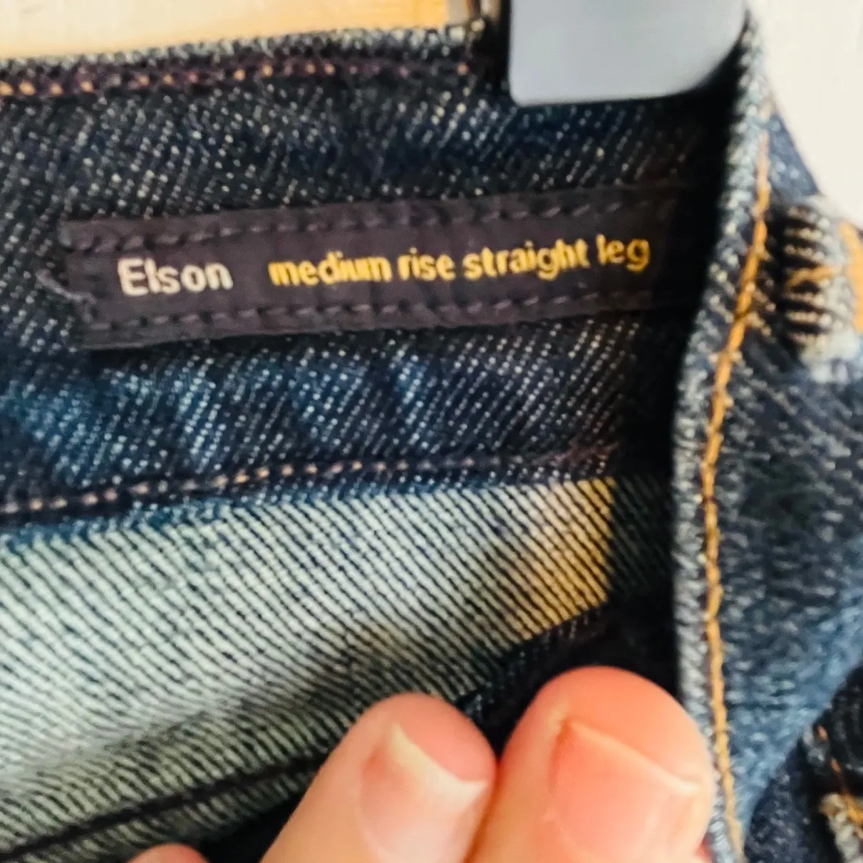 Citizens of Humanity Elson Med Rise Straight Leg Dark Wash Denim Jeans 31 Tall - Image 6