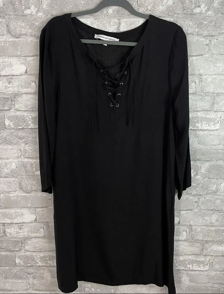 Cupcakes & Cashmere Brandie Lace Up Dress - Image 2