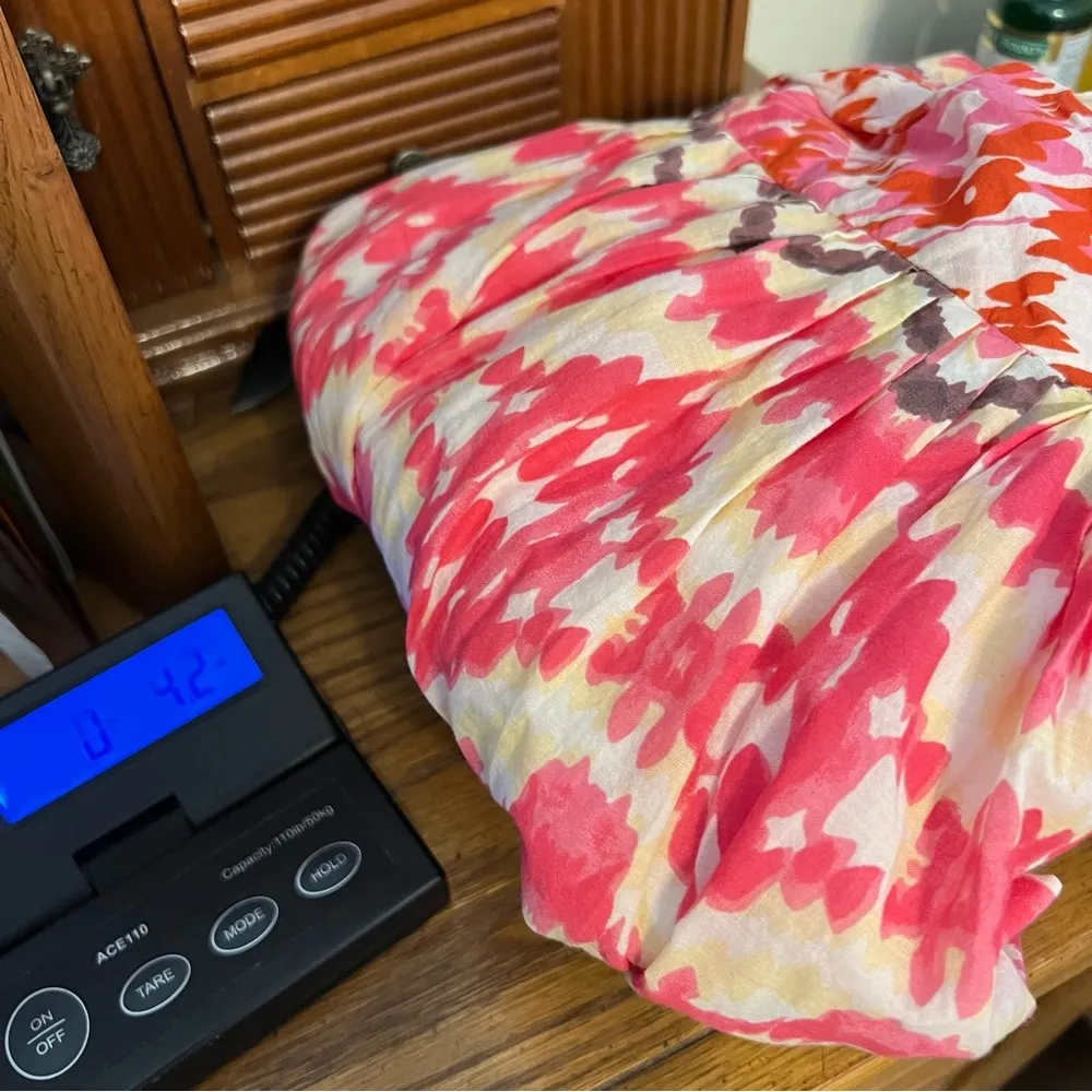 Joe Fresh Cotton Skirt Wide Ruched Waistband Women’s Size 4 Side Zip Boho Aztec - Image 10