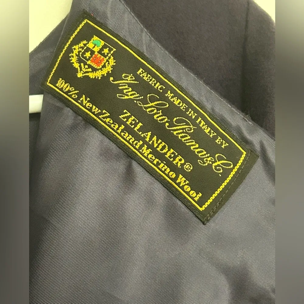 Brooks Brothers Wool Plum Colored A-Line Career Dress Size 12 Ing. Loro Piana C. - Image 9