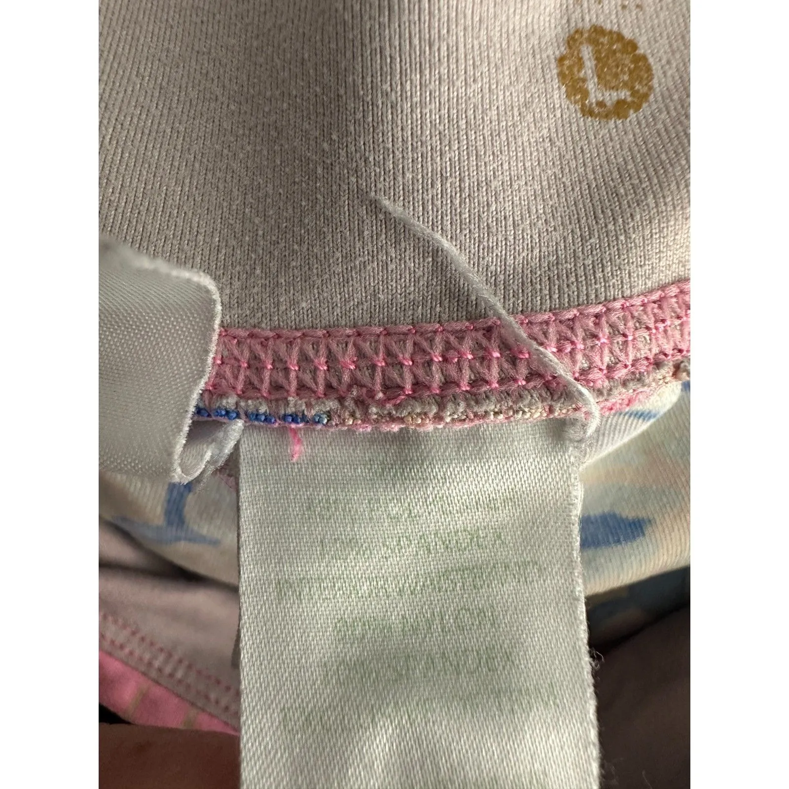 Lilly Pulitzer Luxletic UPF 50+ Weekender Cropped MuPlantain Leggings Large - Image 7