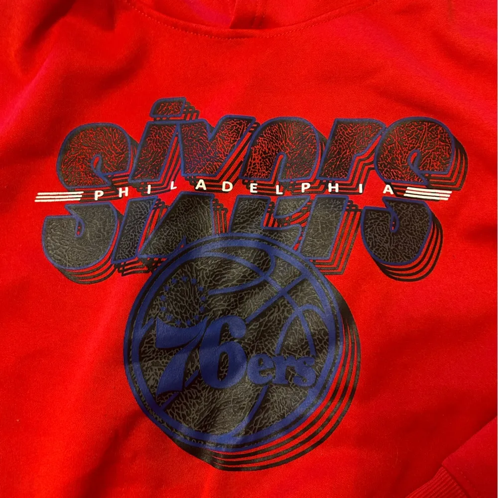 NBA Sixers Red Hoodie - Image 4