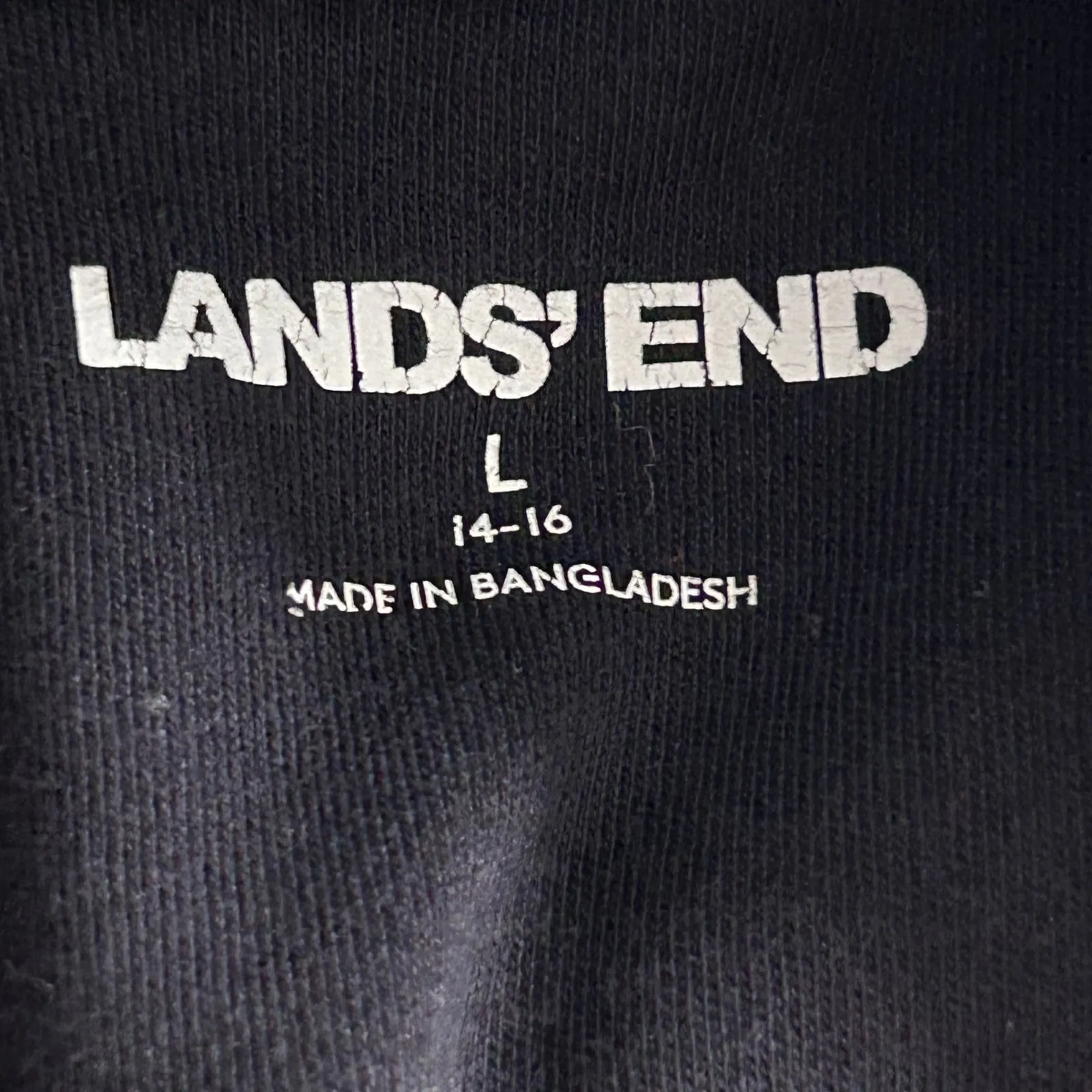 Lands End Mock Neck Shirt Large Dark‎ Academia - Image 6
