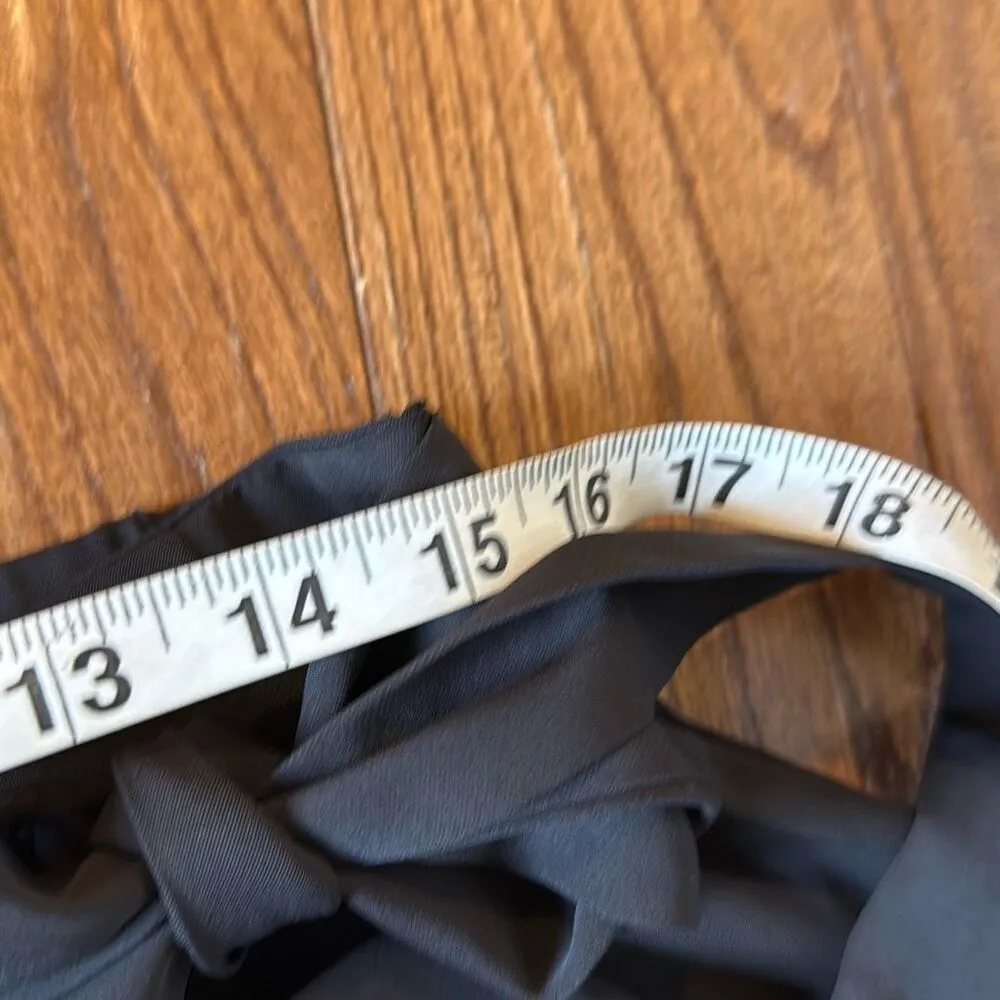 Halara NWT black tie side wide leg pant large - Image 8