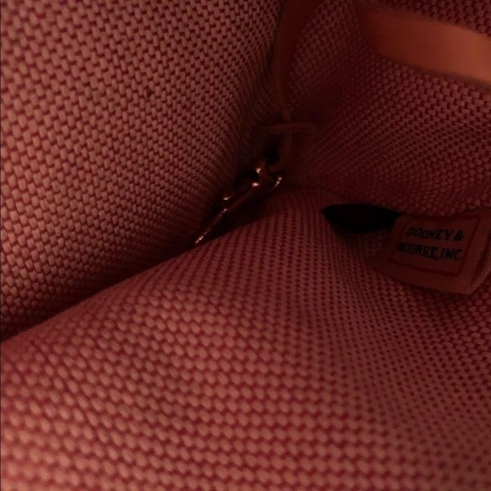 EUC Dooney & Bourke Fabric and Leather Satchel - Image 5