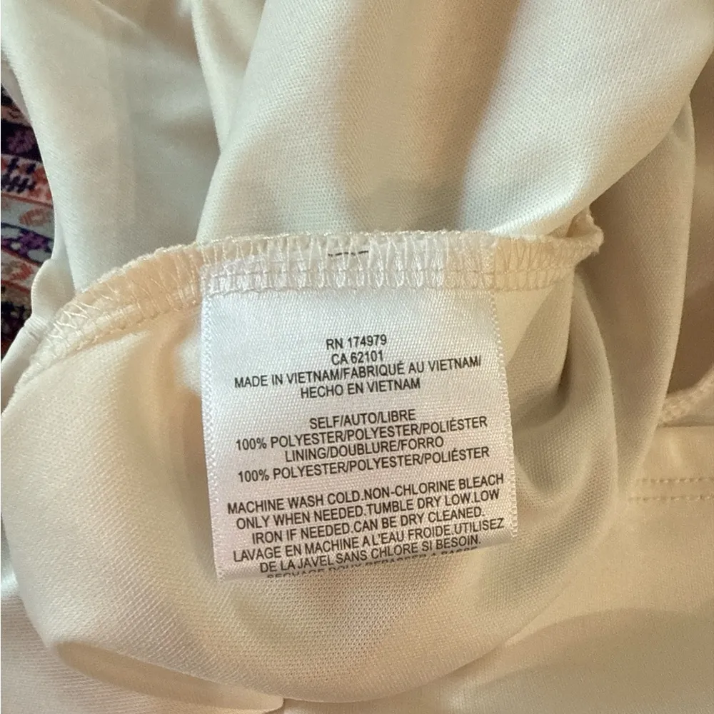 BCBGMAXAZRIA Boho Striped Criss Cross Maxi Dress Flowy Summer Festival Size S - Image 9