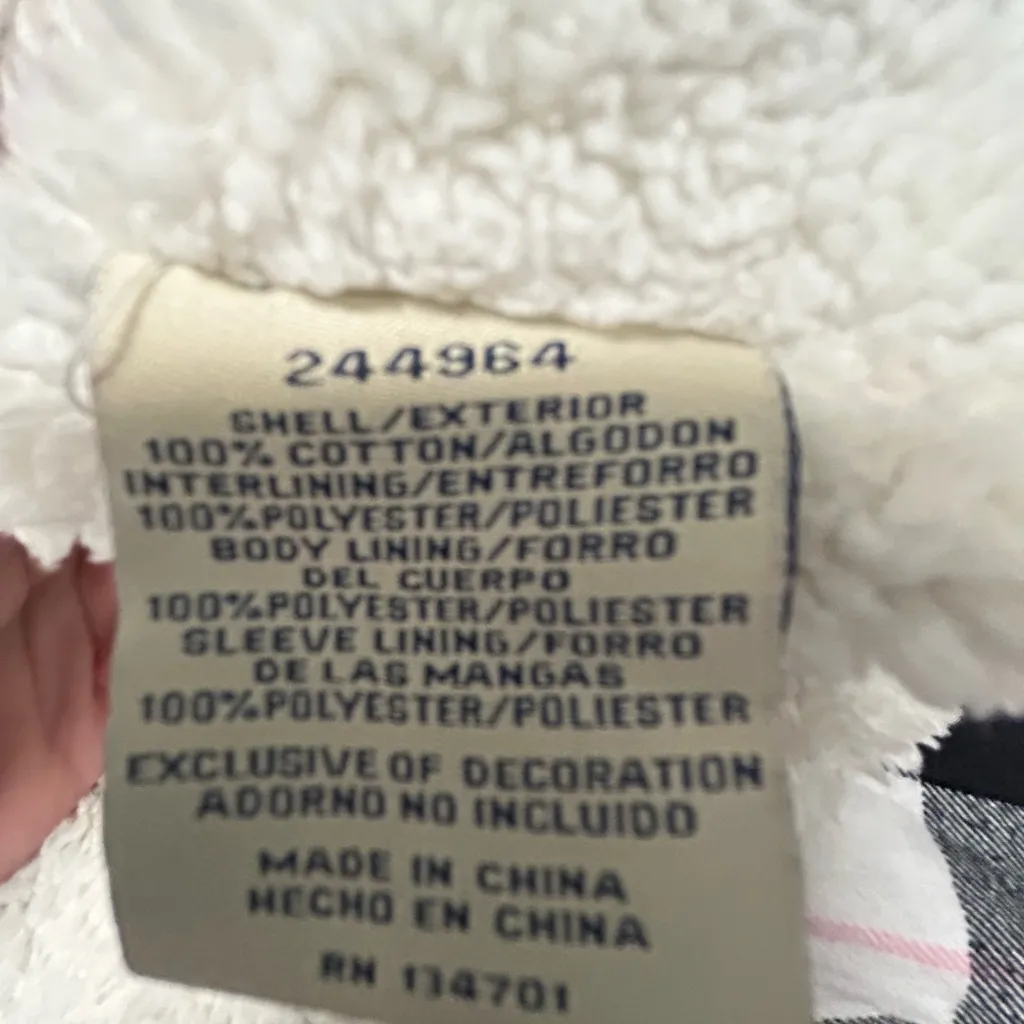 Boston Traders Black and White Plaid Women's Shacket Jacket - Image 10