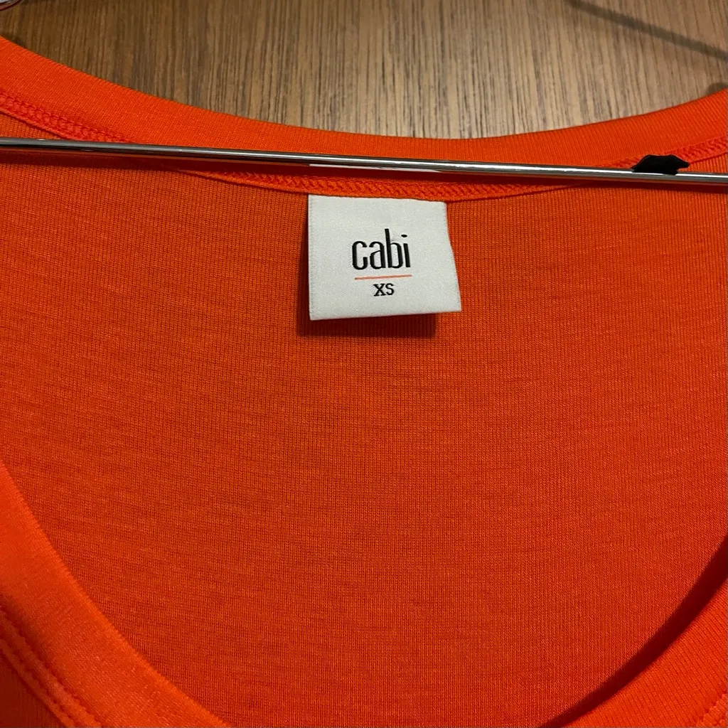 CAbi Orange Woman's Hangout Casual Summer Tank Top Size XS - Image 4