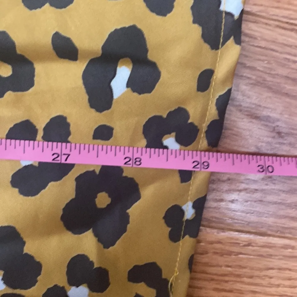 4SI3NNA Yellow and Black Print Midi Skirt Size Extra Small XS - Image 9