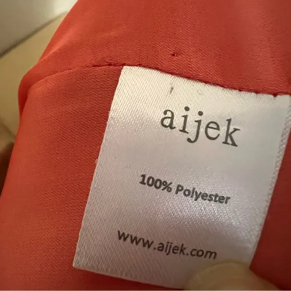 Revolve Aijek‎ Orange Into The Night Lace Mini Dress Size 3 Cocktail Red - Image 7