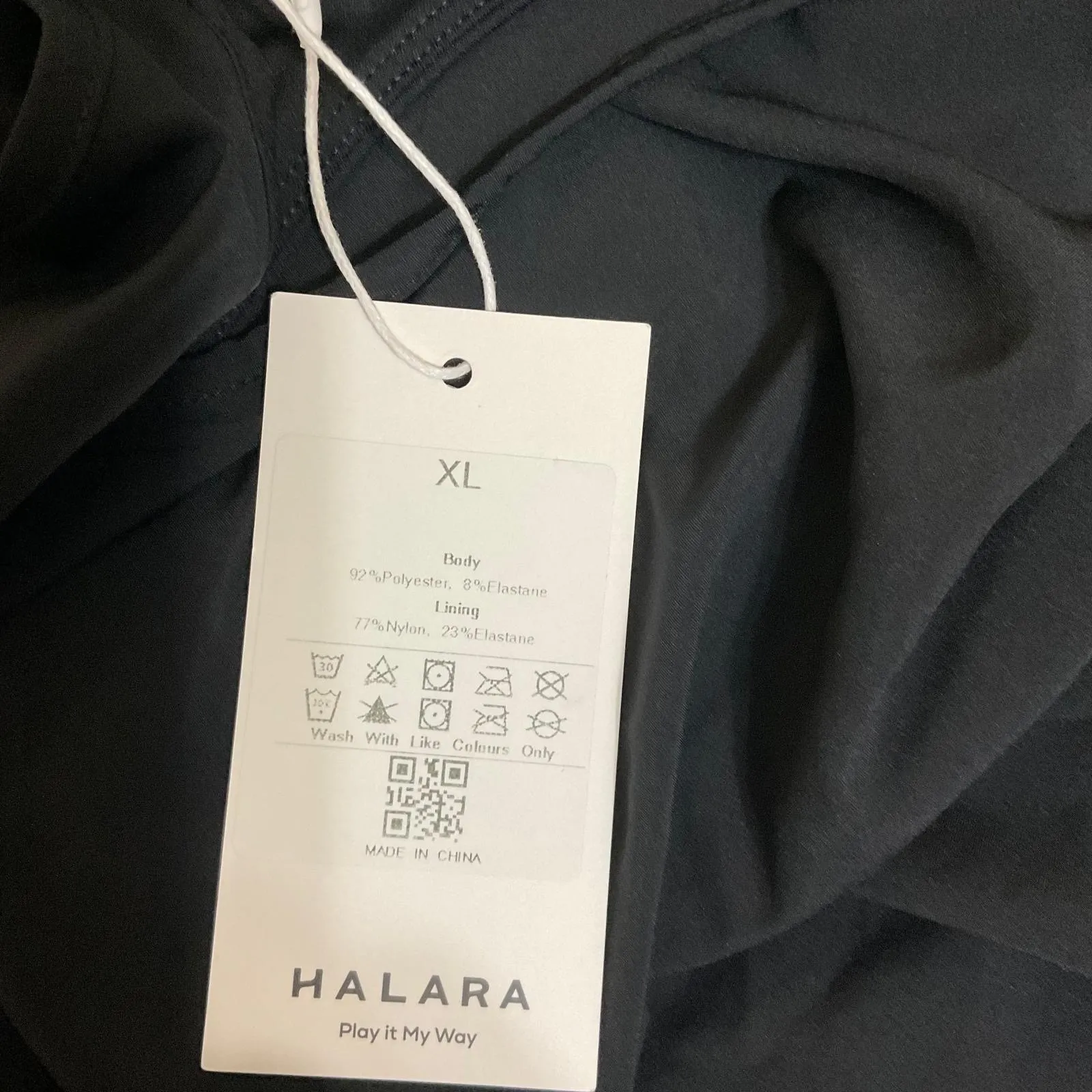 Halara‎ Breezeful Racerback sleeveless High Low Flowy Midi black Dress size  XL - Image 5