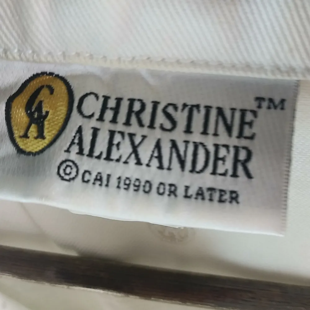 Christine Alexander S White Crystals Jeans Jacket Silver - Image 7