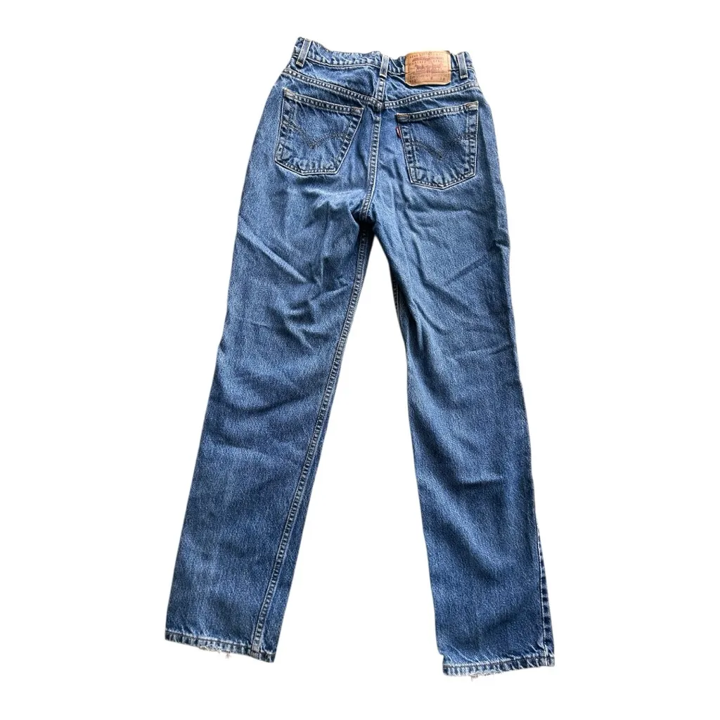 90s Levis 512 Jeans - Vintage 1990s Levi's Jeans Straight Leg 512s Size 7 Reg - Image 6