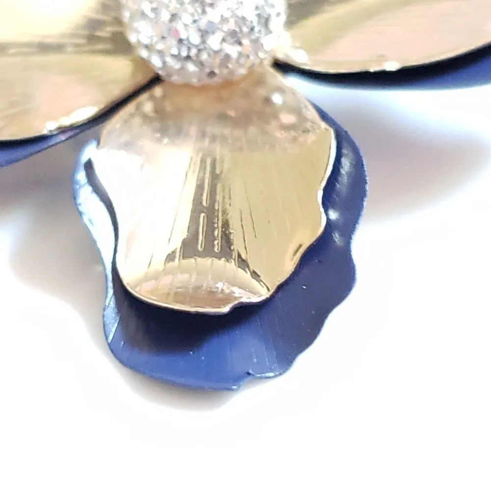 ZARA New!  Floral Post Back Earrings - Image 6