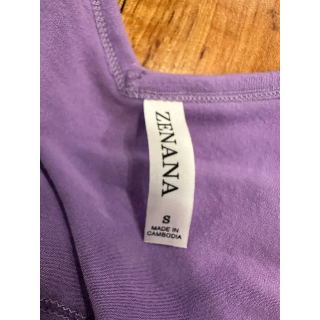 Zenana Maxi Dress Women's Size Small Purple Sleeveless EUC - Image 5