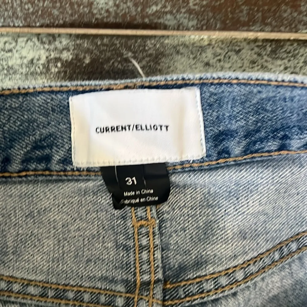 Current Elliott Distressed The Stiletto Jeans Two Year Destroy Size 31 - Image 5