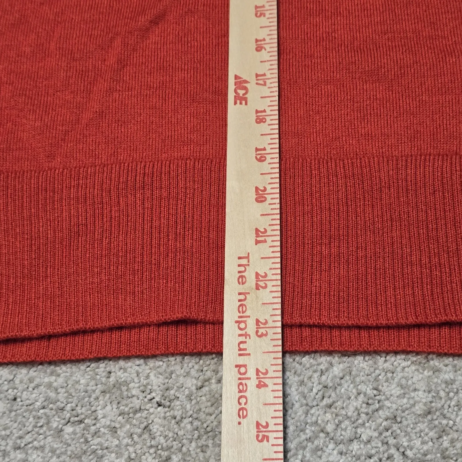 SSKEIN Womens Red Crewneck Boxy Baby‎ Alpaca Pullover Sweater Sz L NWT $298 Size L - Image 9