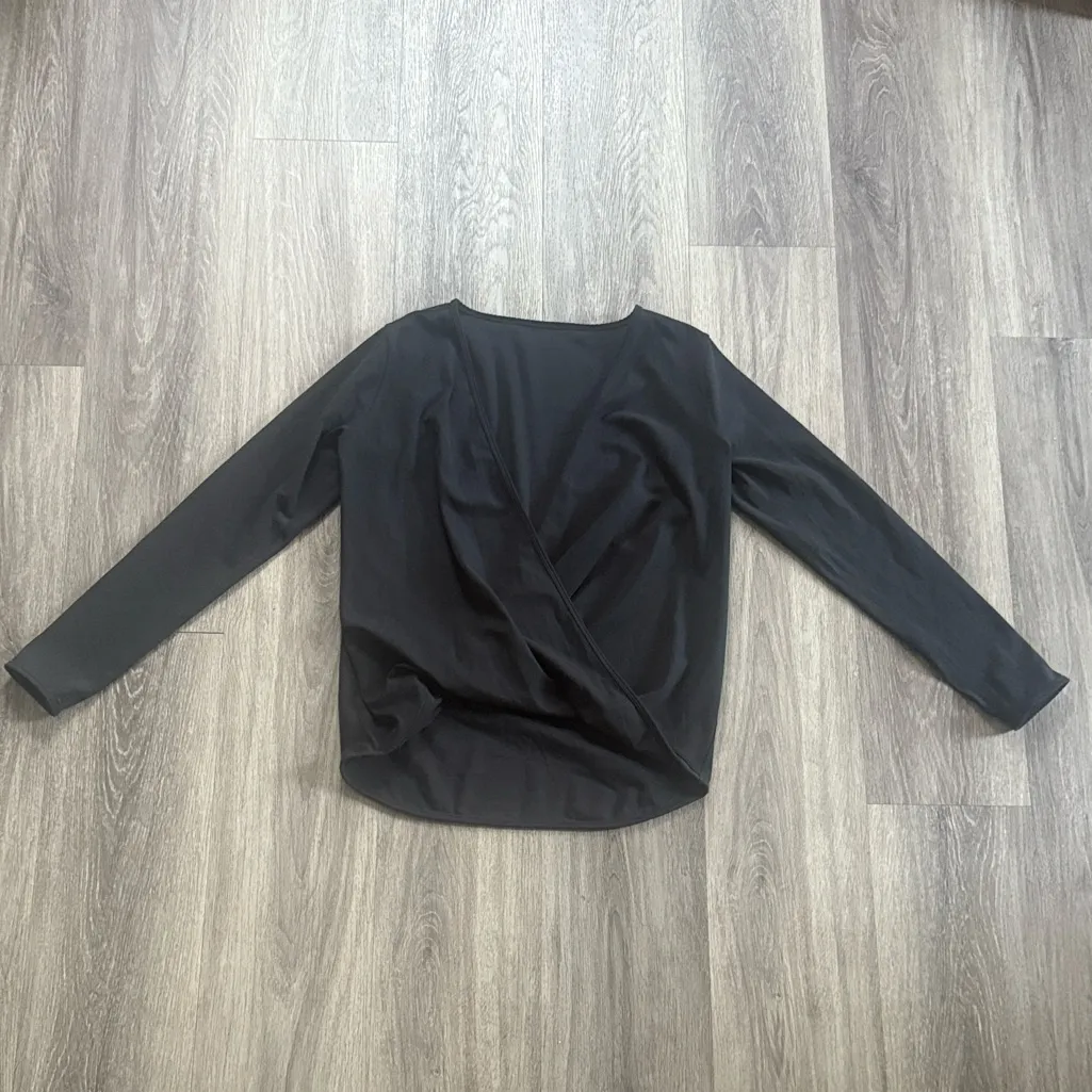 Lululemon Athletica Black Women's Wrap Blouse - Image 2