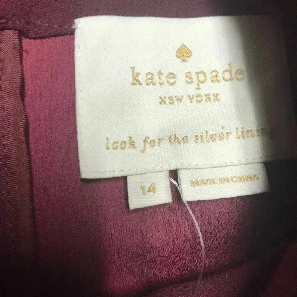 Kate Spade Flutter sleeve dress, size 14 NWT - Image 5