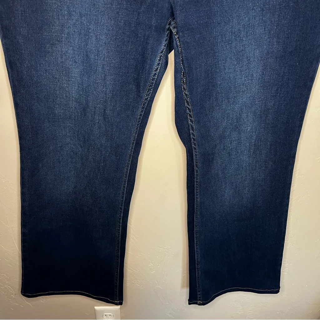 Soft Surroundings The Ultimate Pull On Bootcut Denim Jeans - Image 4