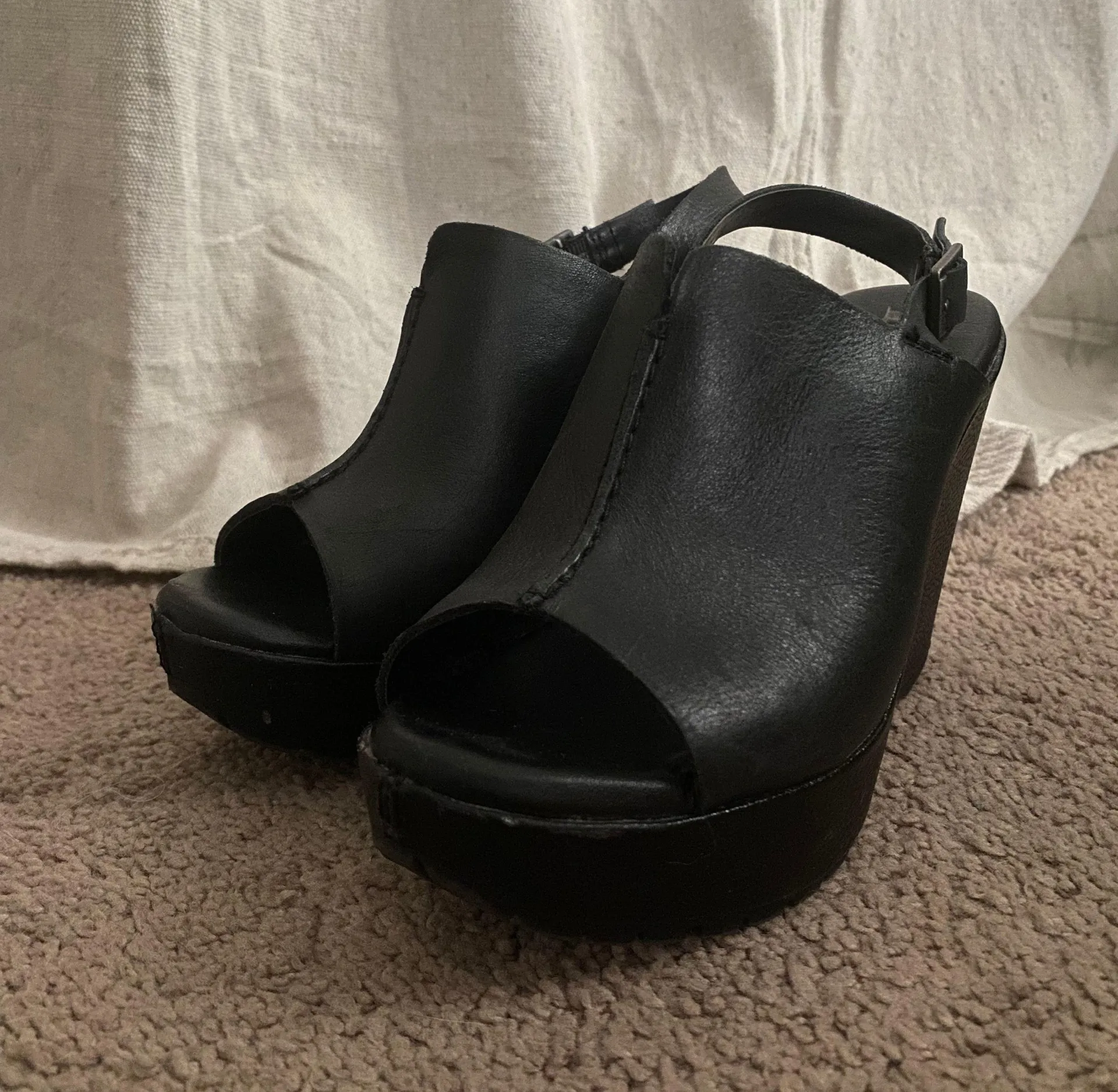 Kork-Ease Black Wedges - Image 2