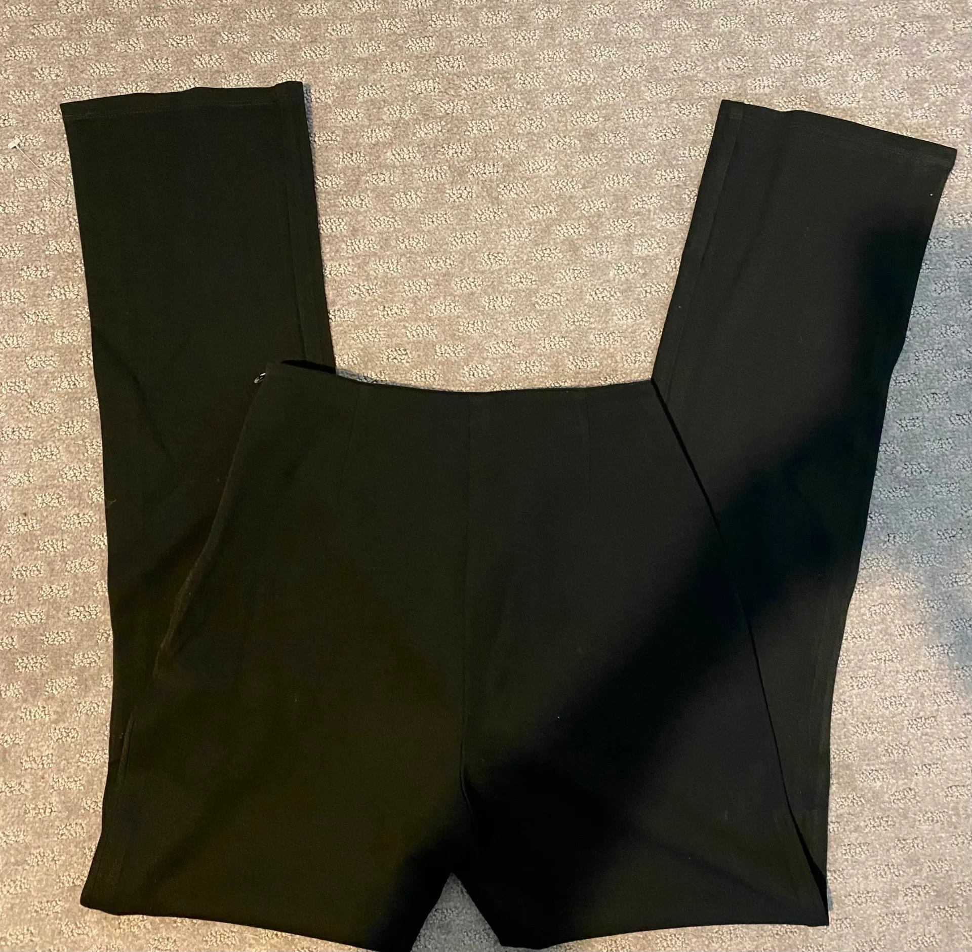 NWOT  side zip straight leg black slacks. Sz 0 - Image 5