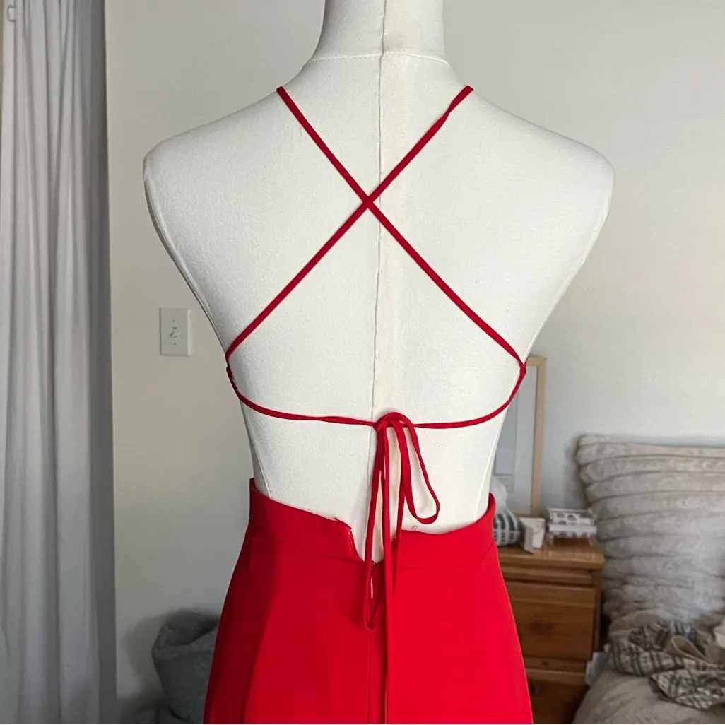 Fame and Partners backless red dreamer dress - Image 7