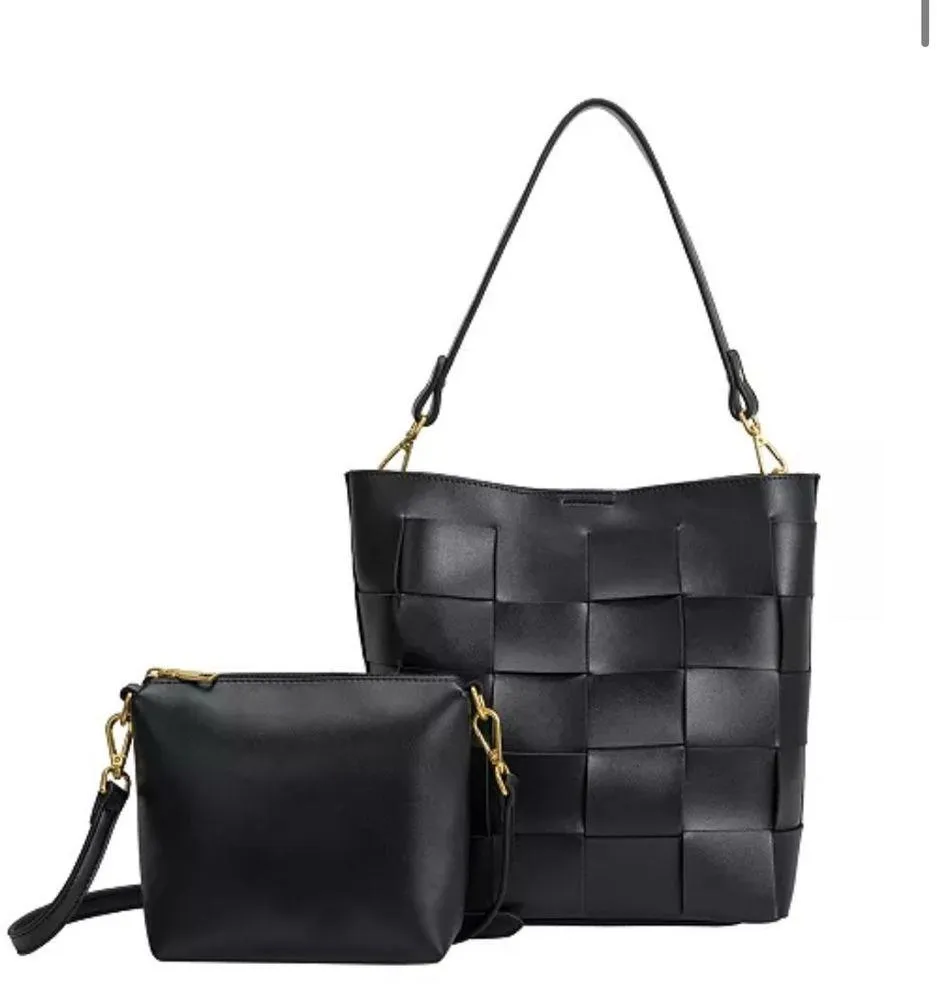 Melie Bianco Simone Vegan Leather Tote Bag Purse - Image 9