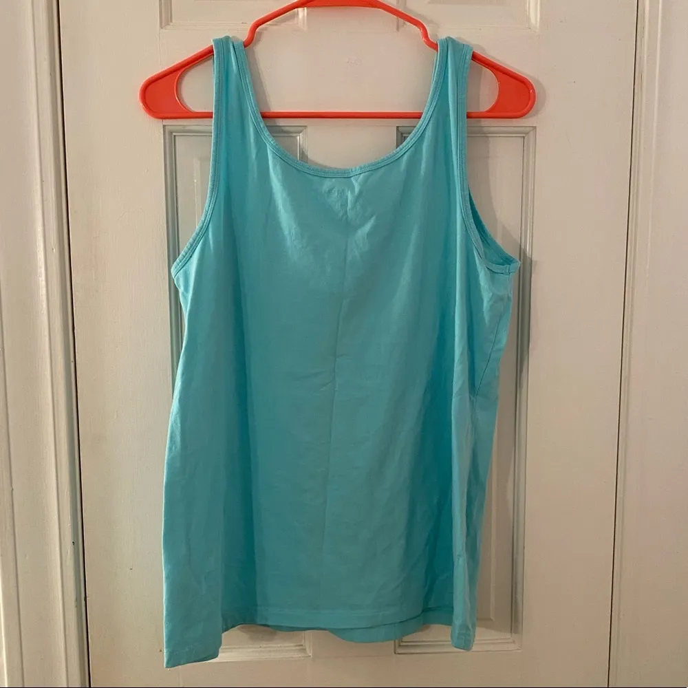 a.n.a. light blue tank top - Image 3