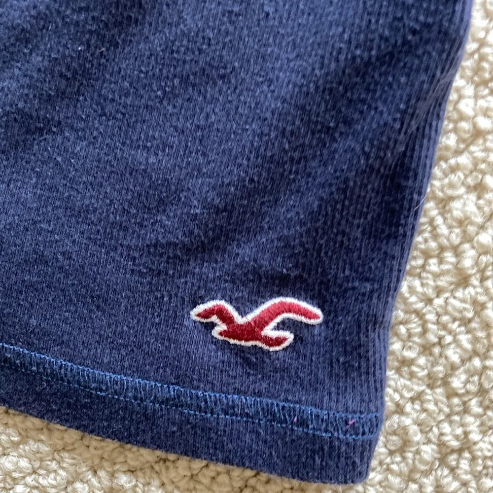 Hollister Navy Blue Camisole Stretch Tank Top Y2K Bella Swan Elena Gilbert Small - Image 3