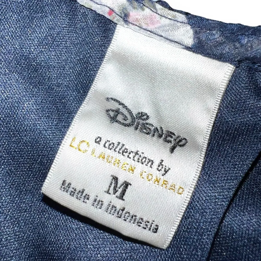 Disney Womens Sundress Alice In Wonderland Tea Pot Print Sleeveless Medium - Image 7