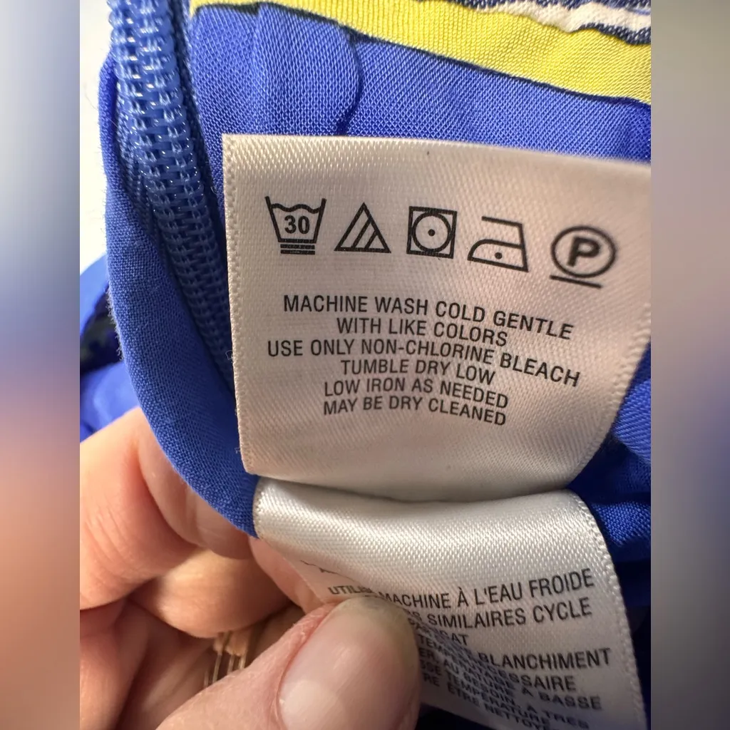 Anthropologie Conversations Floral Polka Dot A-Line Skirt Size 12 - Image 5