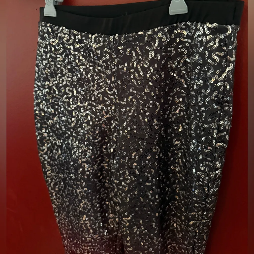 Festival Sequin ombré leggings Red Size XS - Image 6