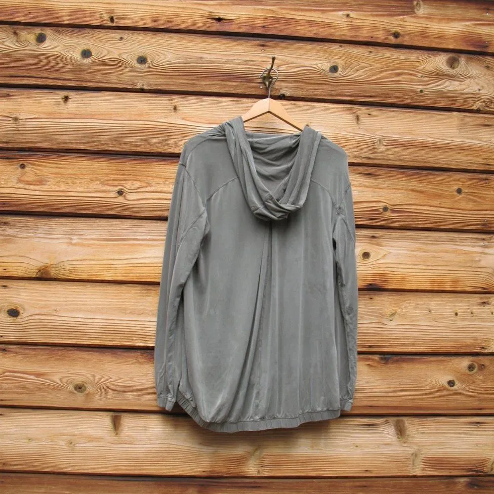 Lululemon Into Something Good Hoodie Jacket Grey Sage - Image 6