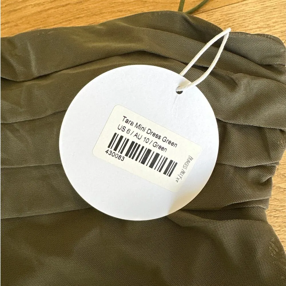 tara mini dress green Misty Dress – LOLA TARA main image 0