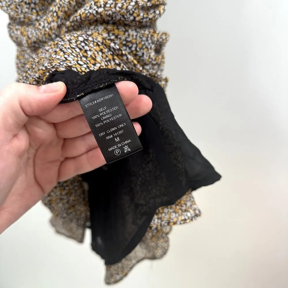 ASTR Shirred Bottom Mini Dress Size Medium - Image 5