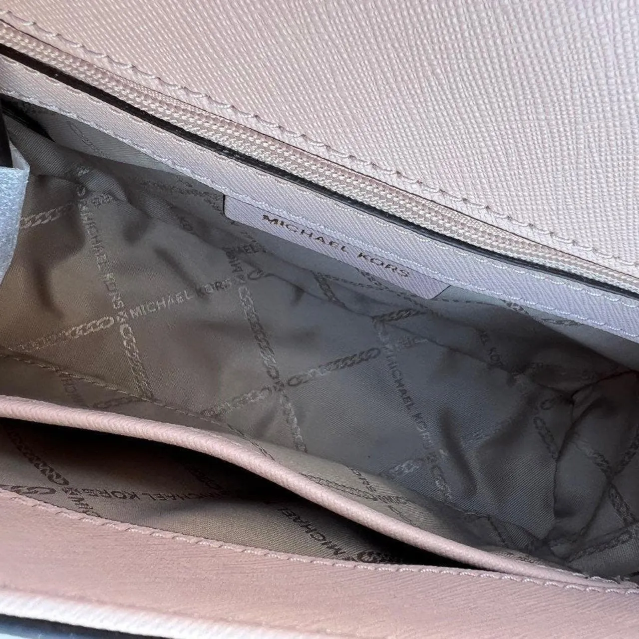 Michael Kors Soft Pink Ava XS Saffiano Leather Crossbody - Image 7