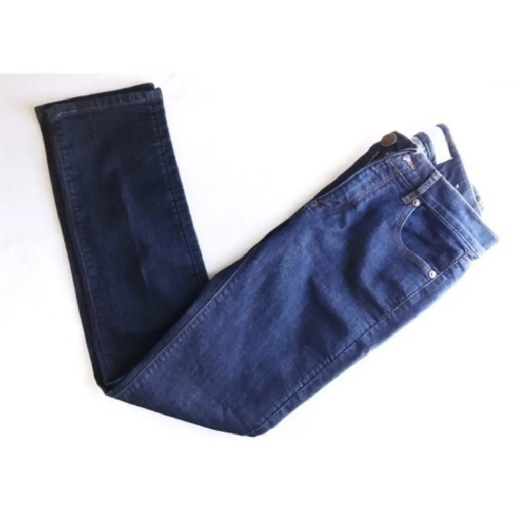 Loft • Dark Wash Modern Straight Jeans - Image 18