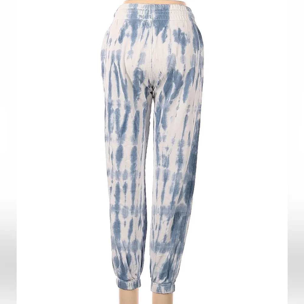 GAP WOMEN TIE DYE Vintage Soft Classic Joggers Track Sweat Pants Blue/White NEW - Image 3